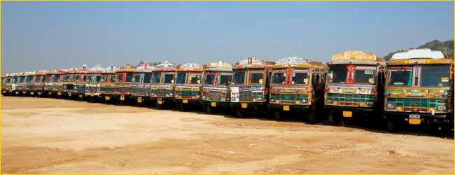 Truck-drivers in India